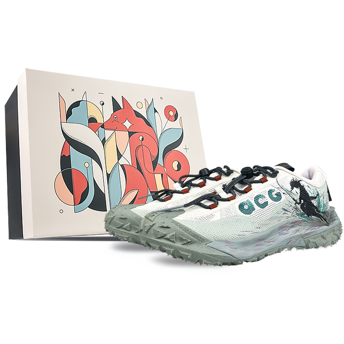 Кроссовки ACG Mountain Fly Outdoor Performance унисекс с низким верхом, белые/зеленые Nike
Кроссовки ACG Mountain Fly Outdoor Performance унисекс с низким верхом, белые/зеленые Nike