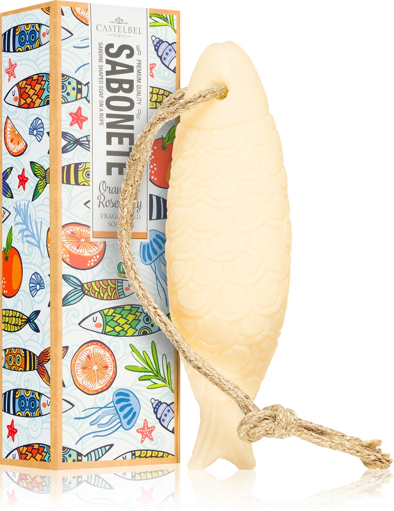 Кусковое мыло с ароматом сардины, апельсина и розмарина Castelbel, 80 гр
Кусковое мыло с ароматом сардины, апельсина и розмарина Castelbel, 80 гр