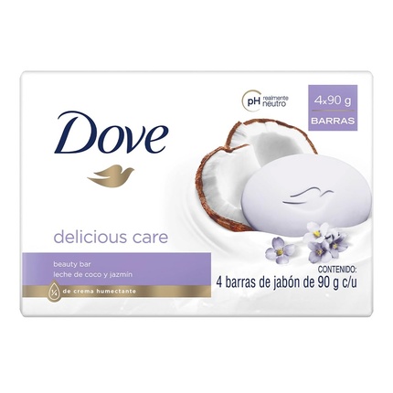 Мыло Delicious Care 90 г - Упаковка из 4 шт Dove
Мыло Delicious Care 90 г - Упаковка из 4 шт Dove
