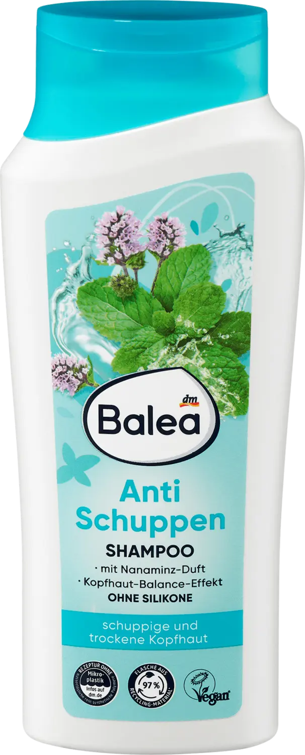 Шампунь Balea Shampoo Anti Schuppen, 300 ml
Шампунь Balea Shampoo Anti Schuppen, 300 ml