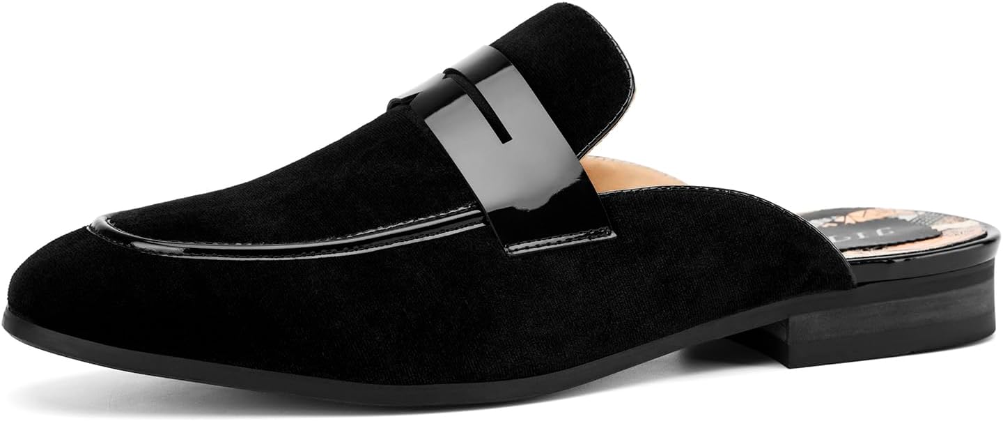 Мужские мюли JITAI из бархата, слипоны-лоферы для мужчин, повседневные открытые сандалии без задника, черный
Мужские мюли JITAI из бархата, слипоны-лоферы для мужчин, повседневные открытые сандалии без задника, черный