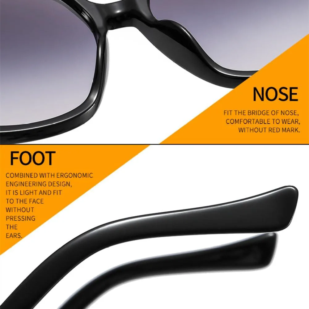 Женские солнцезащитные очки MUTYNE в полуободковой оправе, квадратной формы, жемчужного цвета, модные очки большого размера, защита от УФ-излучения UV400, Green
Женские солнцезащитные очки MUTYNE в полуободковой оправе, квадратной формы, жемчужного цвета, модные очки большого размера, защита от УФ-излучения UV400, Green