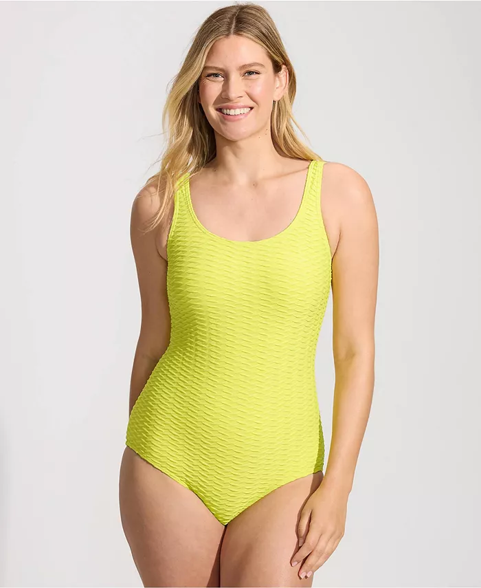 Женский длинный текстурированный купальник с низким вырезом без косточек Lands' End, зеленый
Женский длинный текстурированный купальник с низким вырезом без косточек Lands' End, зеленый