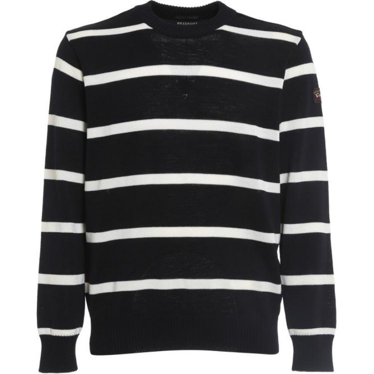 Джемпер с круглым вырезом в полоску Paul & Shark, синий
Джемпер с круглым вырезом в полоску Paul & Shark, синий