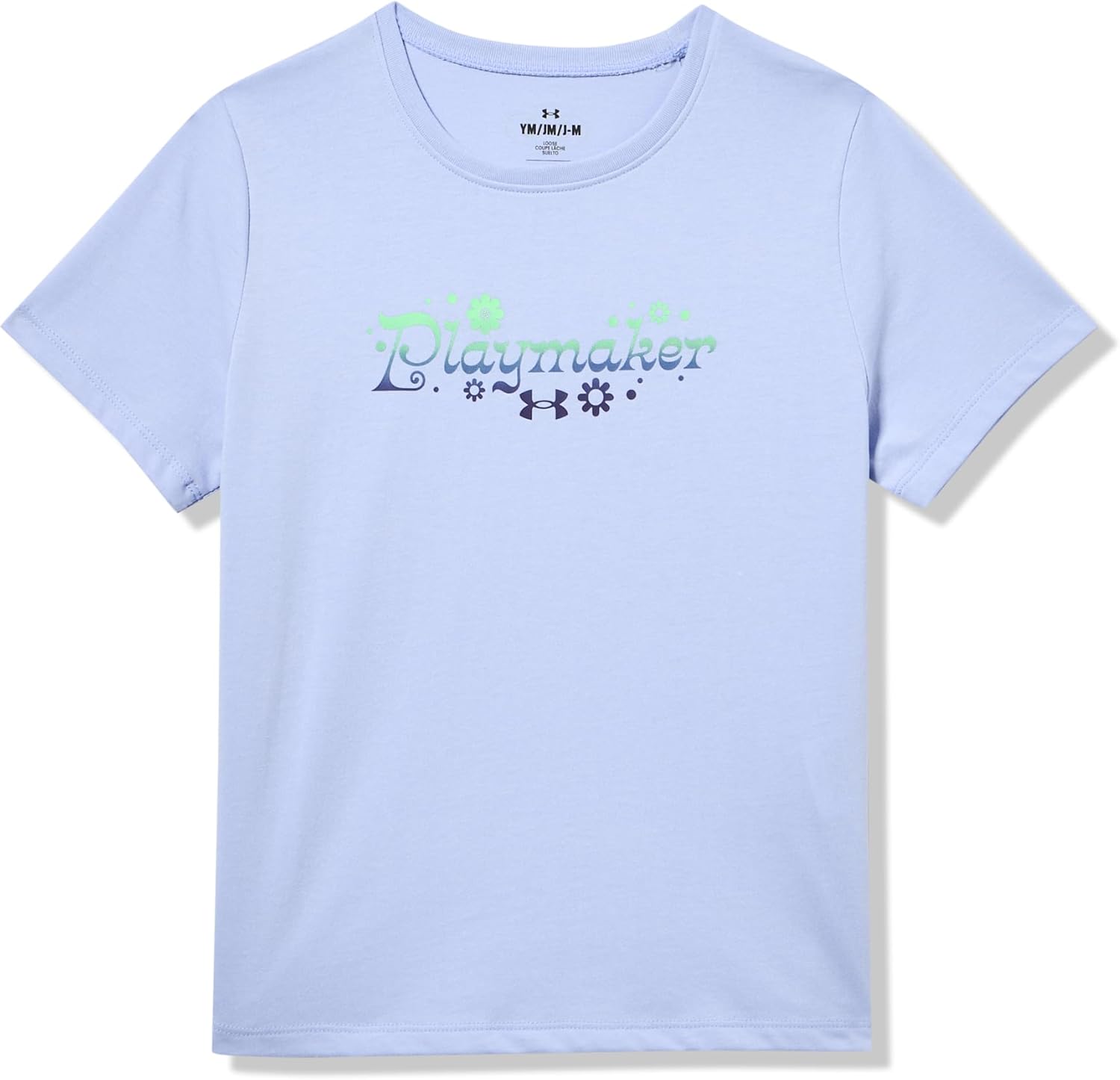 Футболка с коротким рукавом Playmaker для девочек Under Armour, (539) Celeste/Starlight
Футболка с коротким рукавом Playmaker для девочек Under Armour, (539) Celeste/Starlight