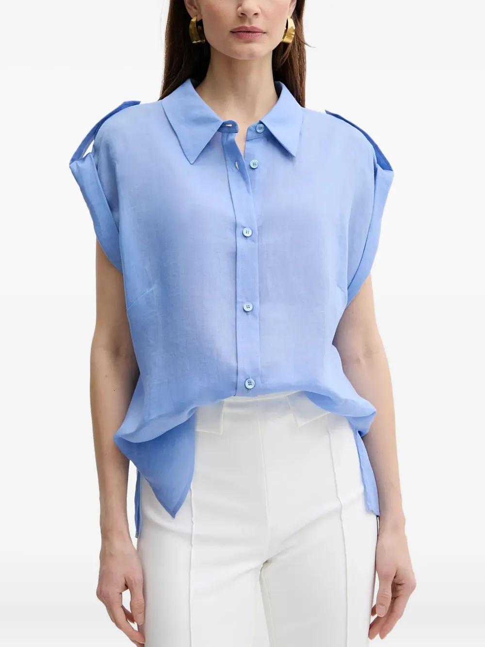 Рубашка с короткими рукавами LUISA SPAGNOLI, синий
Рубашка с короткими рукавами LUISA SPAGNOLI, синий