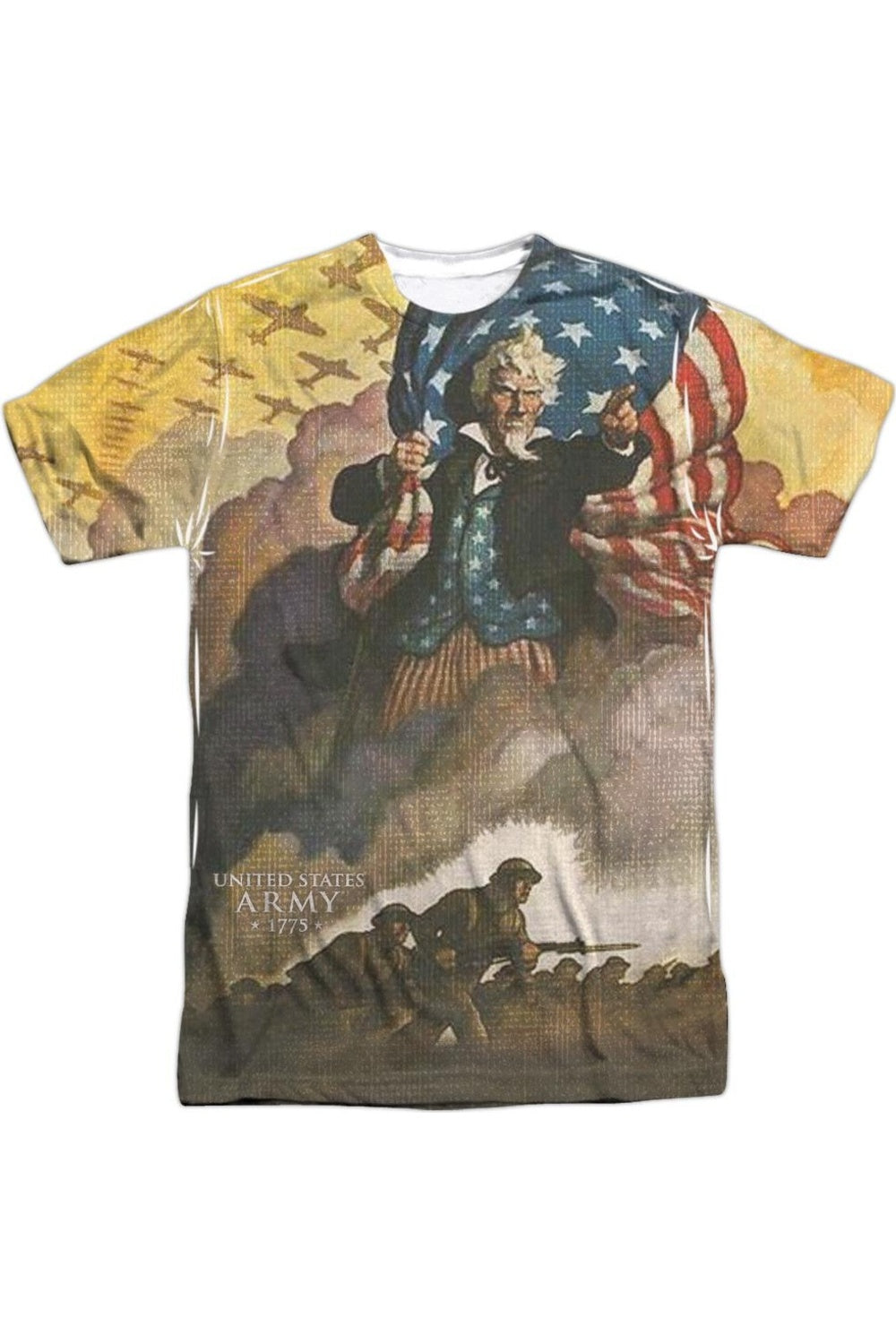 Футболка с коротким рукавом и винтажным постером US ARMY для взрослых из полиэстера Gildan, белый
Футболка с коротким рукавом и винтажным постером US ARMY для взрослых из полиэстера Gildan, белый