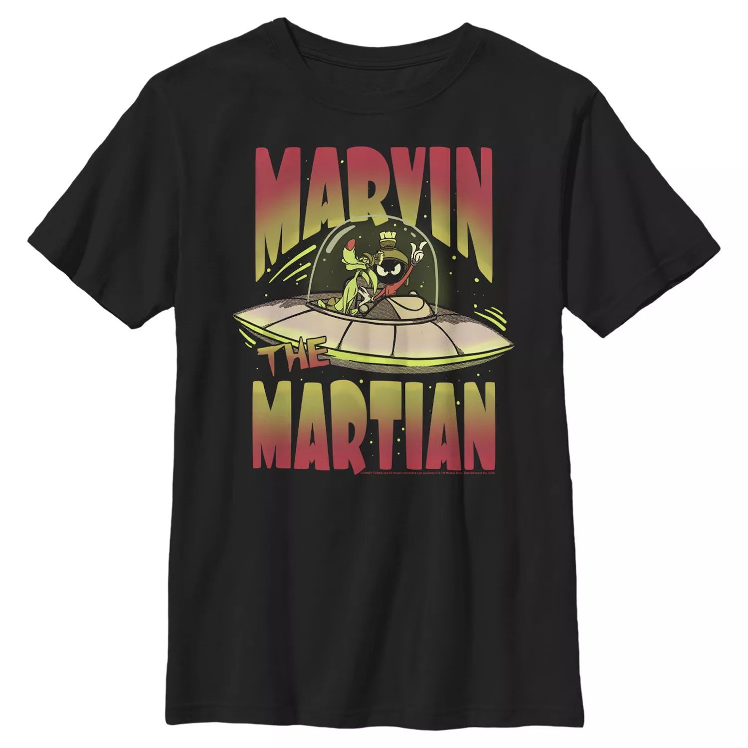 Футболка с рисунком Looney Space Invader Marvin для мальчиков 8–20 лет Licensed Character 
Футболка с рисунком Looney Space Invader Marvin для мальчиков 8–20 лет Licensed Character