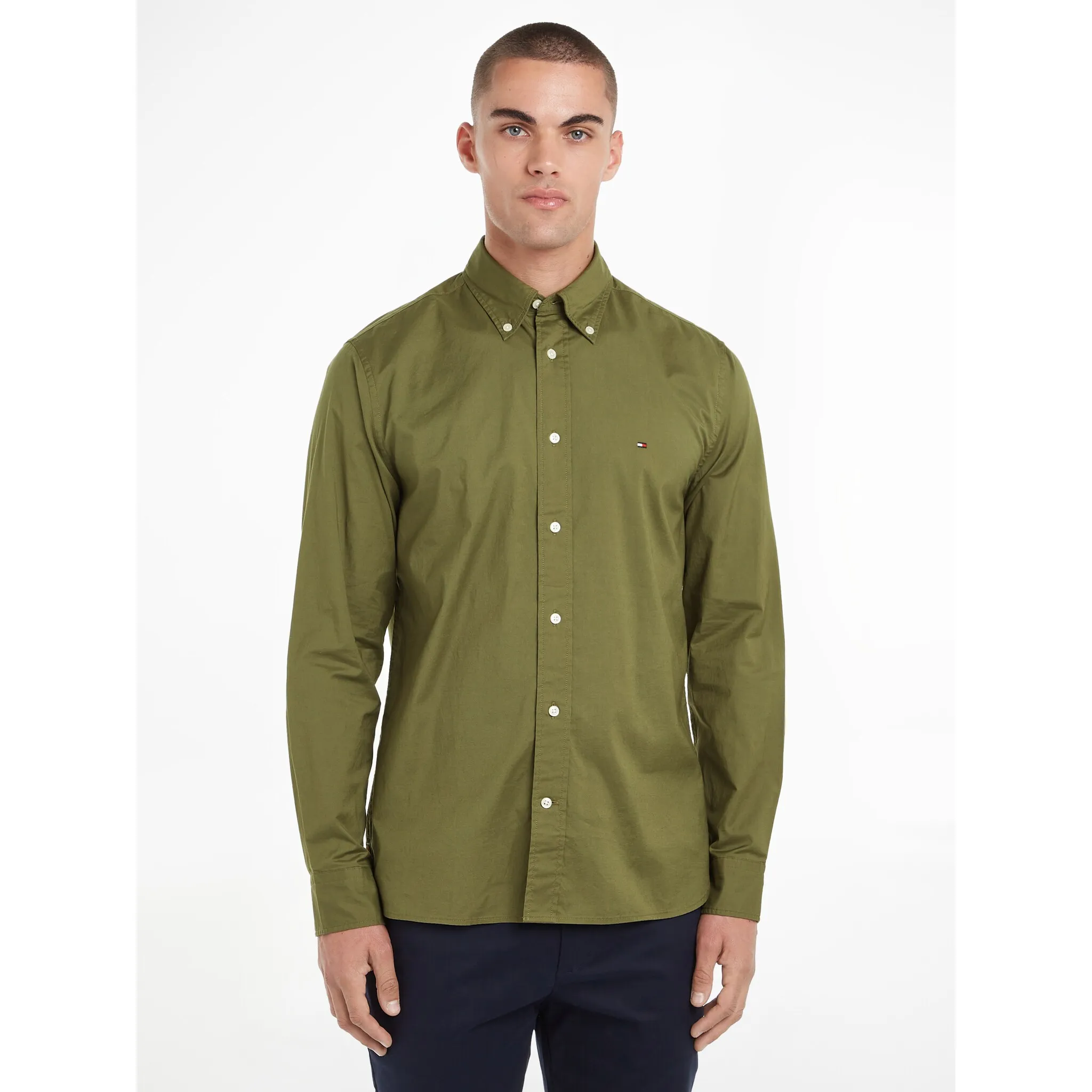 Рубашка Tommy Hilfiger с длинными рукавами "FLEX POPLIN RF SHIRT", с этикеткой Tommy Hilfiger на внутренней стороне планки с пуговицами, цвет Utilty Olive
Рубашка Tommy Hilfiger с длинными рукавами "FLEX POPLIN RF SHIRT", с этикеткой Tommy Hilfiger на внутренней стороне планки с пуговицами, цвет Utilty Olive