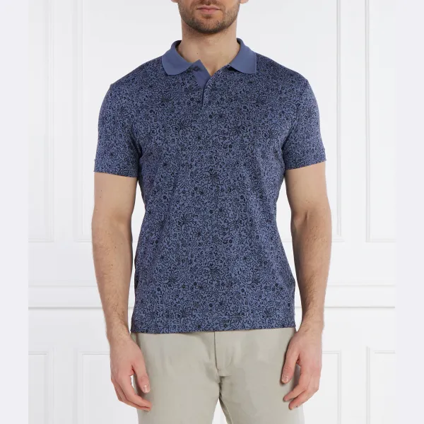 Хрустящая рубашка-поло современного кроя Joop!, синий 
Хрустящая рубашка-поло современного кроя Joop!, синий