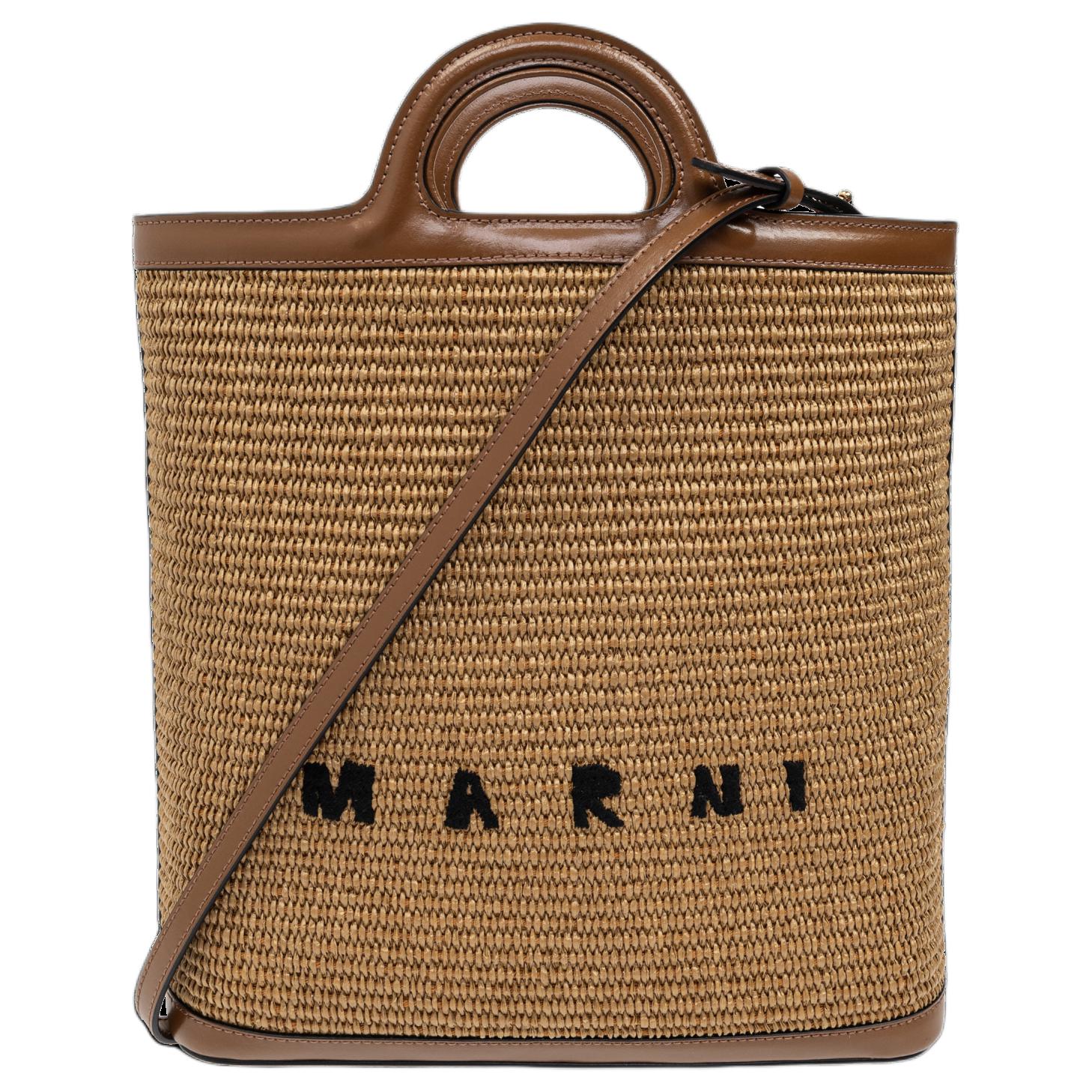 MARNI Тропикалия логотип вышитая сумка-тоут из рафии
MARNI Тропикалия логотип вышитая сумка-тоут из рафии