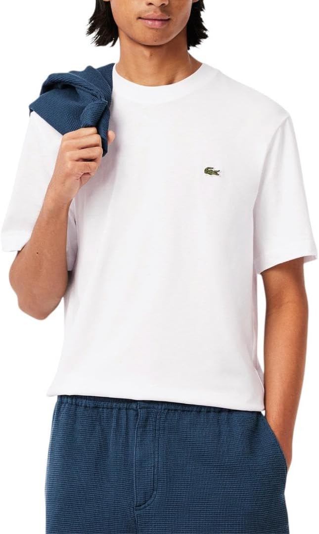 Мужская хлопковая футболка с логотипом Lacoste, White, Белый, Мужская хлопковая футболка с логотипом Lacoste, White
Мужская хлопковая футболка с логотипом Lacoste, White, Белый, Мужская хлопковая футболка с логотипом Lacoste, White