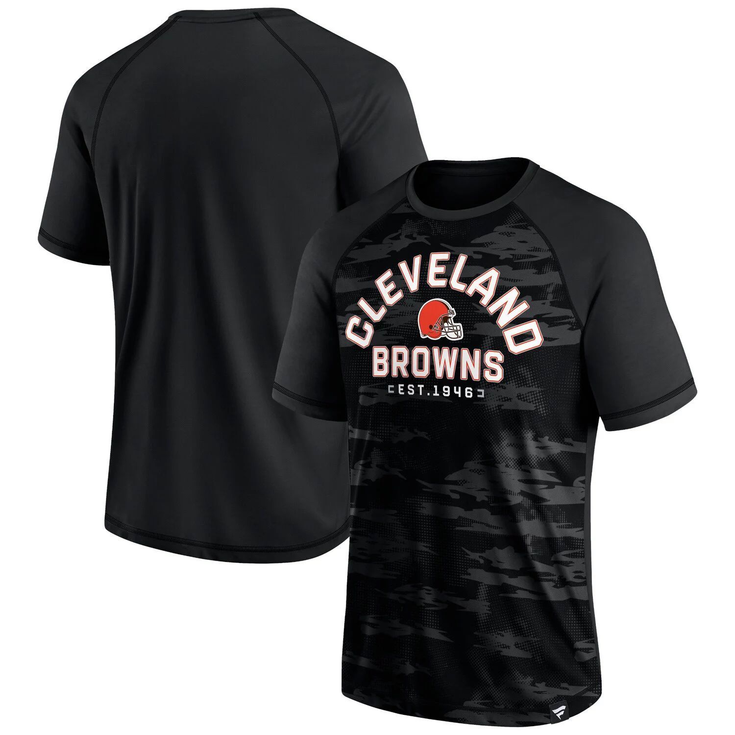 Мужская футболка Fanatics с логотипом Cleveland Browns Blackout Hail Mary реглан
Мужская футболка Fanatics с логотипом Cleveland Browns Blackout Hail Mary реглан