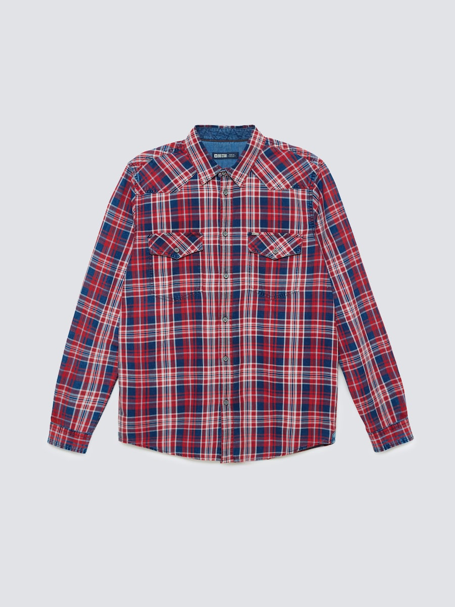 Рубашка на пуговицах Comfort fit BIG STAR RETINEZI, красный
Рубашка на пуговицах Comfort fit BIG STAR RETINEZI, красный