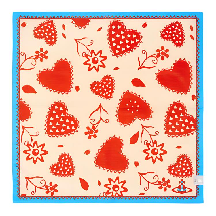 Vivienne Westwood Шёлковый шарф мужской бежевый, Beige 
Vivienne Westwood Шёлковый шарф мужской бежевый, Beige