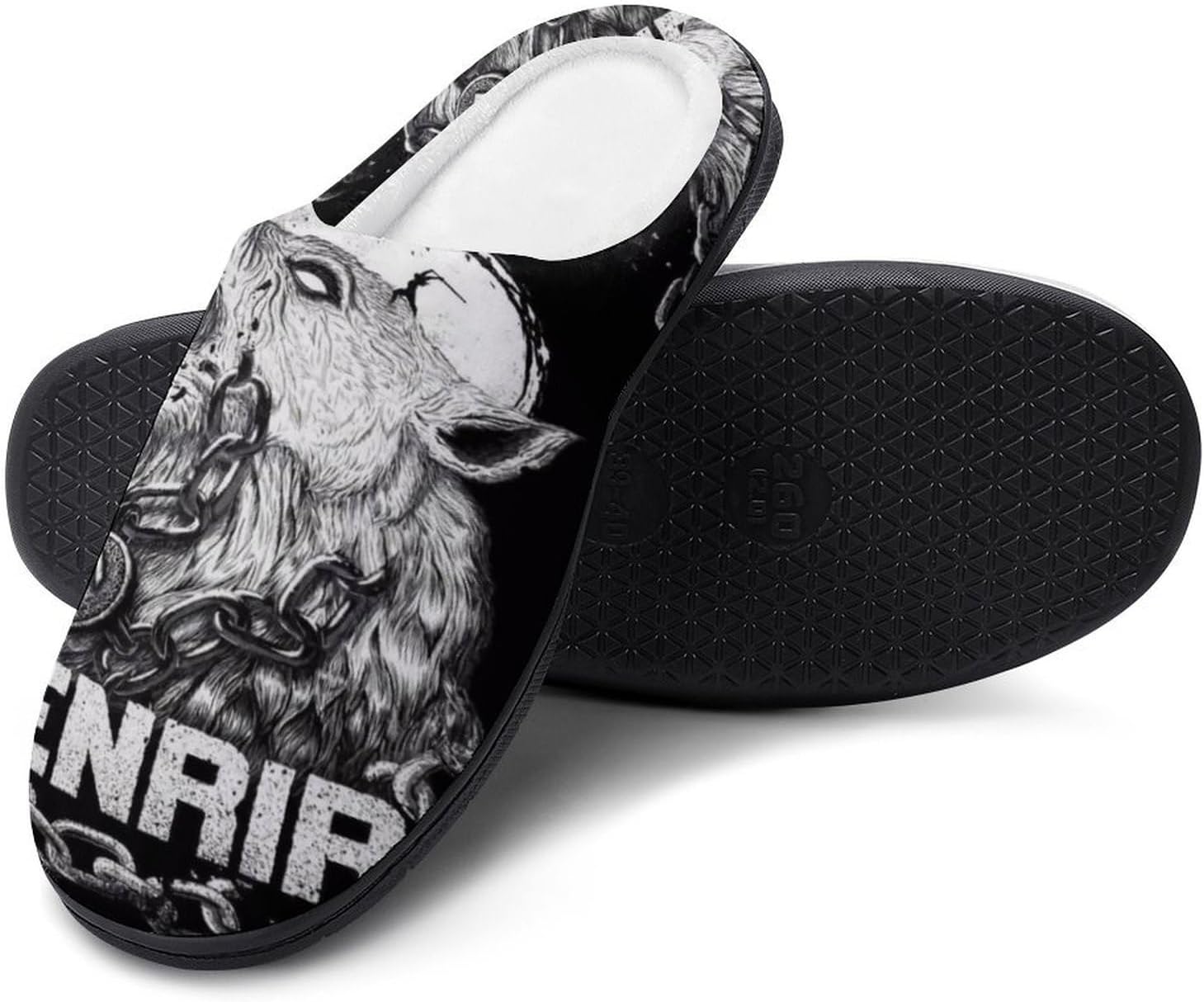 Тапочки YXHZYHY с 3D-печатным рисунком волка Фенрира викингов, теплые и удобные плюшевые тапочки на плоской подошве, с хлопковой подкладкой, для гостиной, Viking Wolf a
Тапочки YXHZYHY с 3D-печатным рисунком волка Фенрира викингов, теплые и удобные плюшевые тапочки на плоской подошве, с хлопковой подкладкой, для гостиной, Viking Wolf a