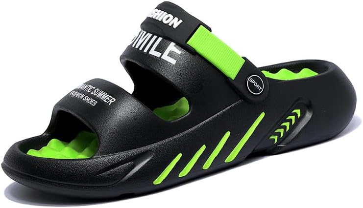 Мужские домашние тапочки WARKTMY с мягкой подошвой, легкие, для душа, с акупрессурным эффектом и открытым носком, для ходьбы дома и на улице, зеленый
Мужские домашние тапочки WARKTMY с мягкой подошвой, легкие, для душа, с акупрессурным эффектом и открытым носком, для ходьбы дома и на улице, зеленый