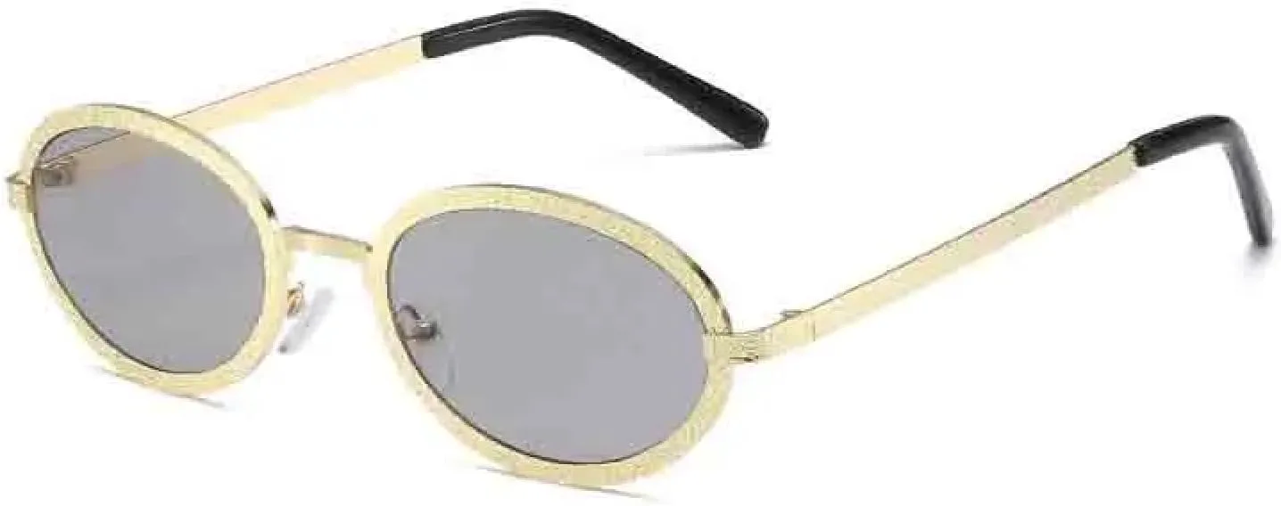 Овальные солнцезащитные очки в металлической оправе. Роскошные солнцезащитные очки в металлической оправе с защитой от УФ-излучения UV400 TOIPASTN, Gold Light Gray
Овальные солнцезащитные очки в металлической оправе. Роскошные солнцезащитные очки в металлической оправе с защитой от УФ-излучения UV400 TOIPASTN, Gold Light Gray