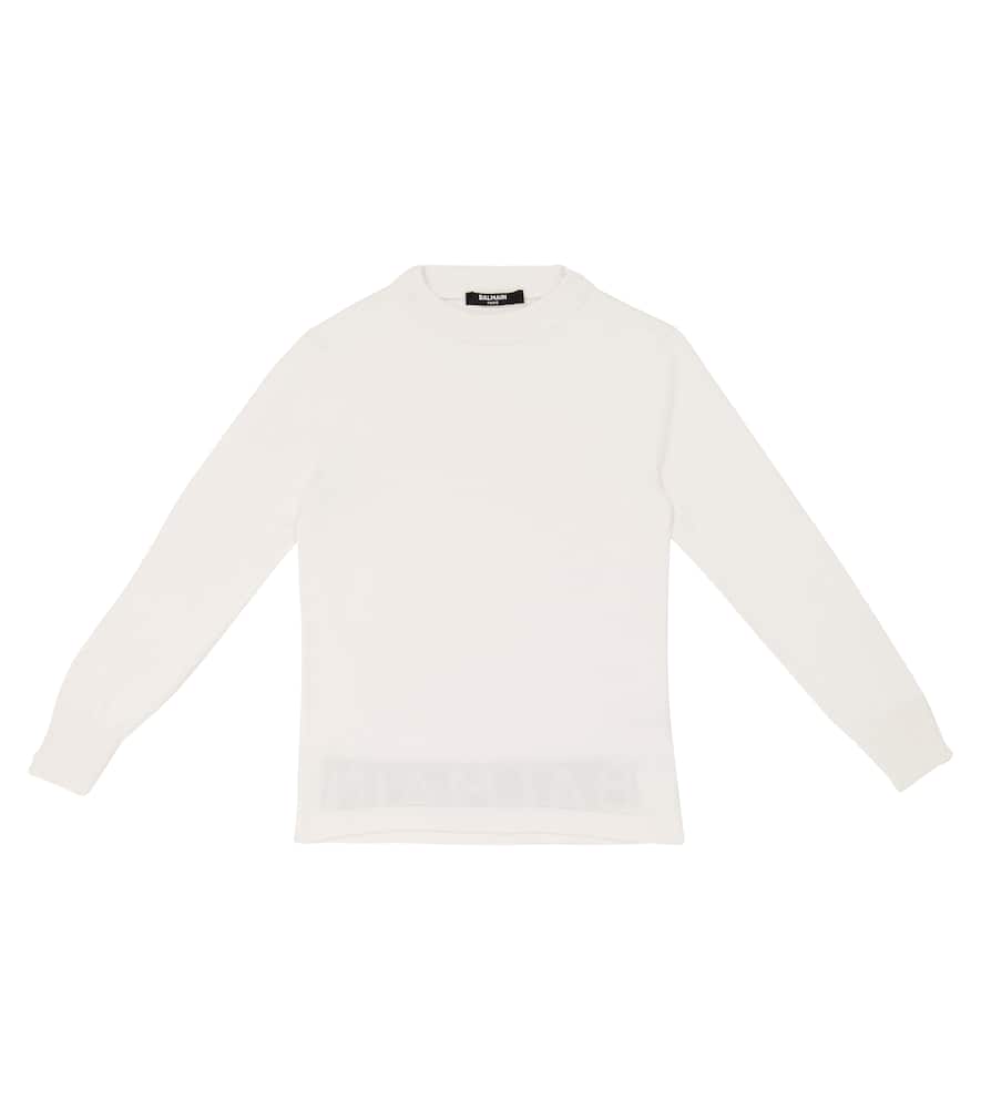 Свитер из чистой шерсти Balmain Kids, 100ne-Bianco/Nero
Свитер из чистой шерсти Balmain Kids, 100ne-Bianco/Nero