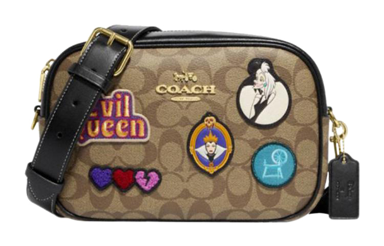 Coach Disney, Коллекция Jamie: сумка через плечо из канваса с покрытием и кожаной отделкой, размер Medium, женская, темно-хаки
Coach Disney, Коллекция Jamie: сумка через плечо из канваса с покрытием и кожаной отделкой, размер Medium, женская, темно-хаки