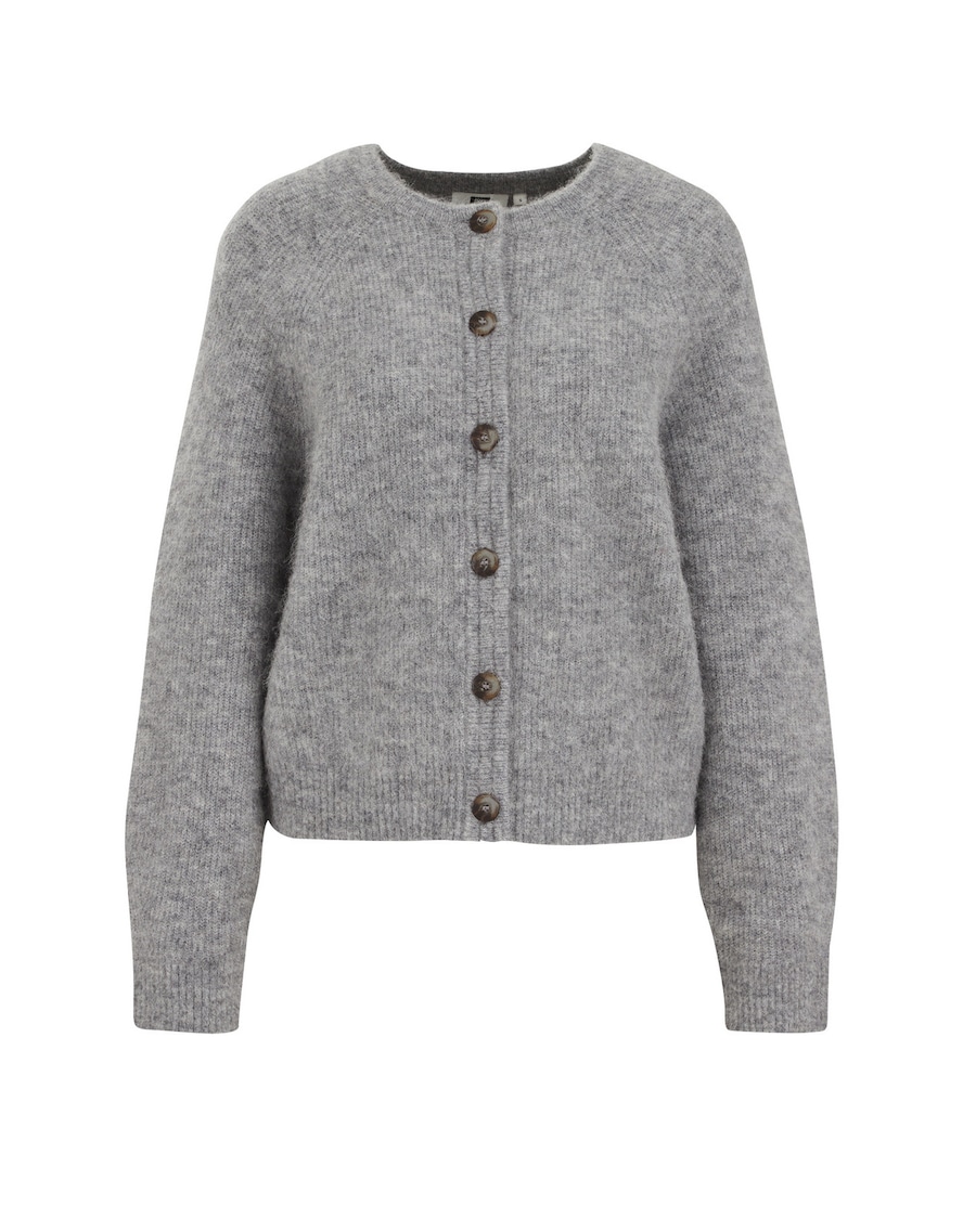 Вязаный кардиган WE Fashion, светло-серый
Вязаный кардиган WE Fashion, светло-серый