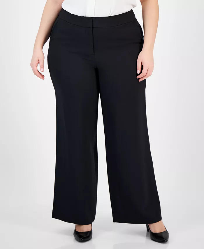 Женские брюки Plus Size Mid-Rise Wide-Leg Pants Tahari ASL, черный
Женские брюки Plus Size Mid-Rise Wide-Leg Pants Tahari ASL, черный