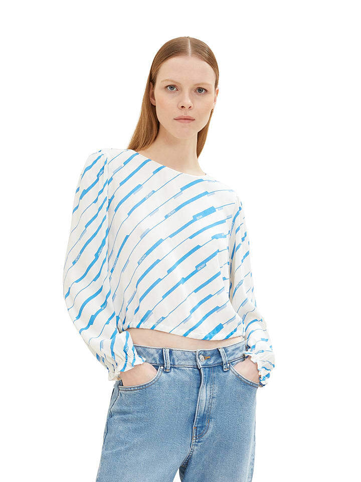 Блуза Tom Tailor, цвет weiß/hellblau
Блуза Tom Tailor, цвет weiß/hellblau