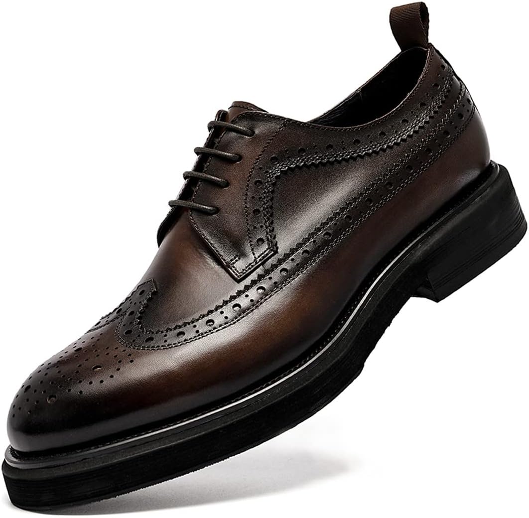 Мужские кожаные туфли Santimon, броги с крыловидным носком, оксфорды для официального стиля, черные, коричневые, светло-коричневые
Мужские кожаные туфли Santimon, броги с крыловидным носком, оксфорды для официального стиля, черные, коричневые, светло-коричневые