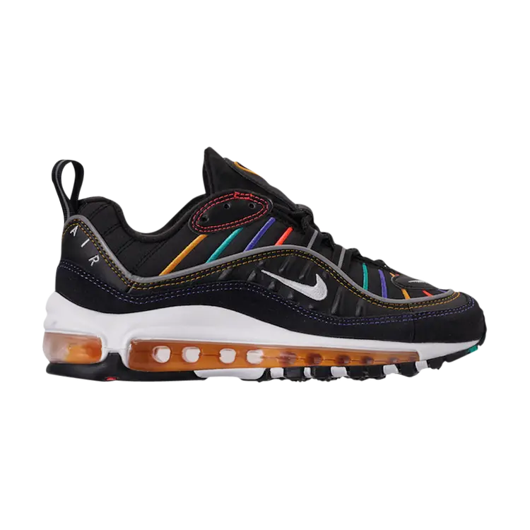 Кроссовки Nike Air Max 98 GS 'Black Multi', черный
Кроссовки Nike Air Max 98 GS 'Black Multi', черный