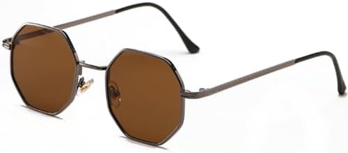 Модные ретро-солнцезащитные очки для женщин и мужчин, многоугольные винтажные солнцезащитные очки, модные женские солнцезащитные очки с защитой от УФ-излучения UV400 MTZJH, Brown Brown
Модные ретро-солнцезащитные очки для женщин и мужчин, многоугольные винтажные солнцезащитные очки, модные женские солнцезащитные очки с защитой от УФ-излучения UV400 MTZJH, Brown Brown