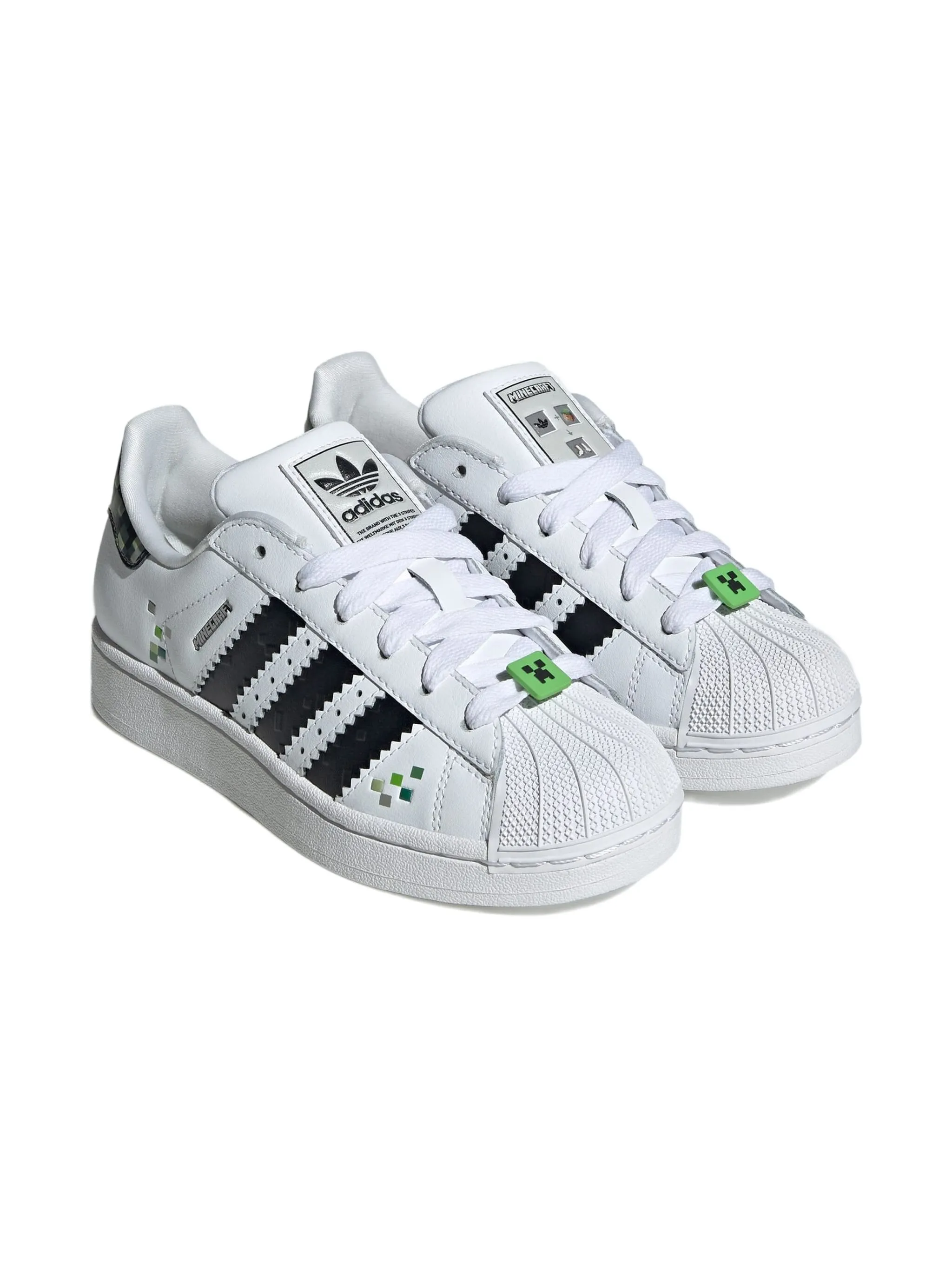 Кроссовки Superstar Minecraft - Creeper Adidas Kids, белый
Кроссовки Superstar Minecraft - Creeper Adidas Kids, белый