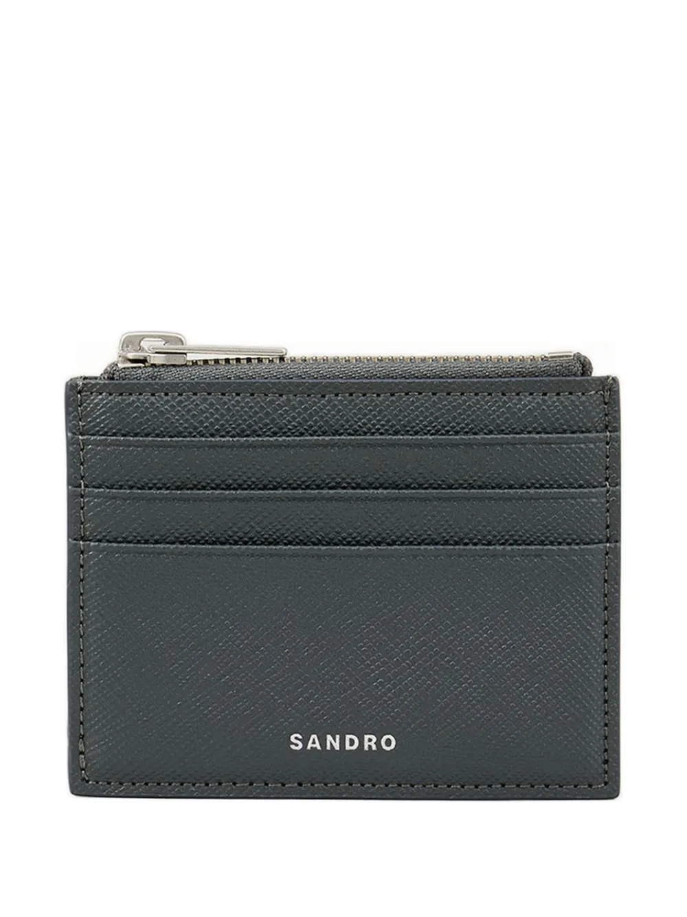 Текстурированный картхолдер на молнии SANDRO, серый
Текстурированный картхолдер на молнии SANDRO, серый