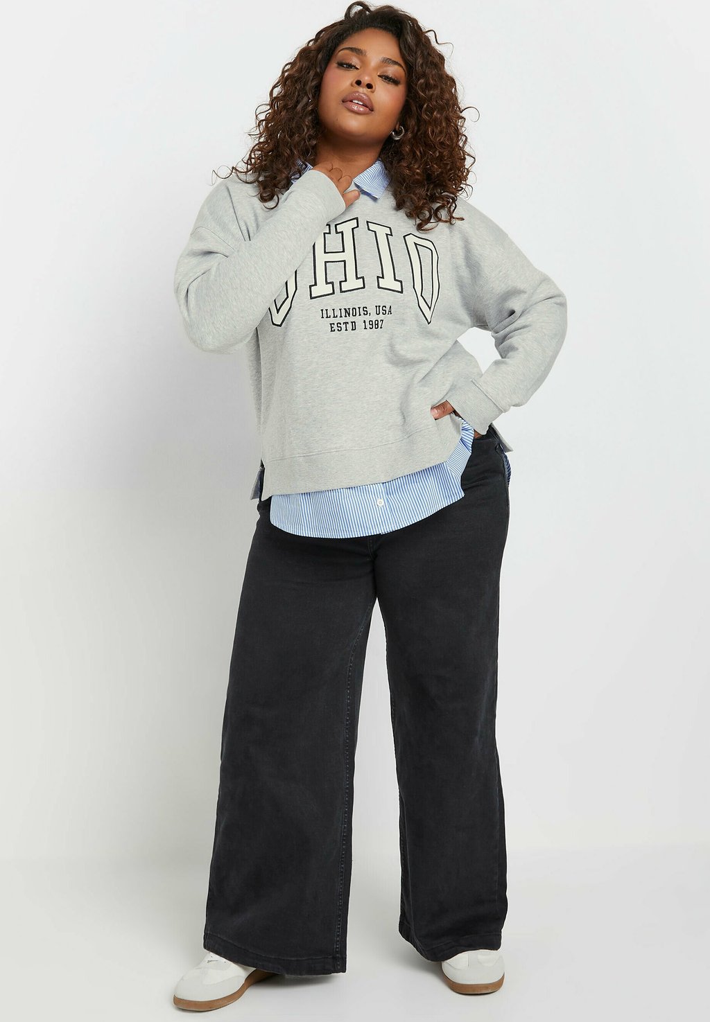 Толстовка Yours Clothing, светло-серый
Толстовка Yours Clothing, светло-серый