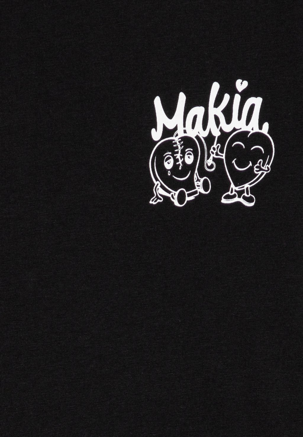 Футболка с принтом BROKENHEARTED UNISEX Makia, черный 
Футболка с принтом BROKENHEARTED UNISEX Makia, черный