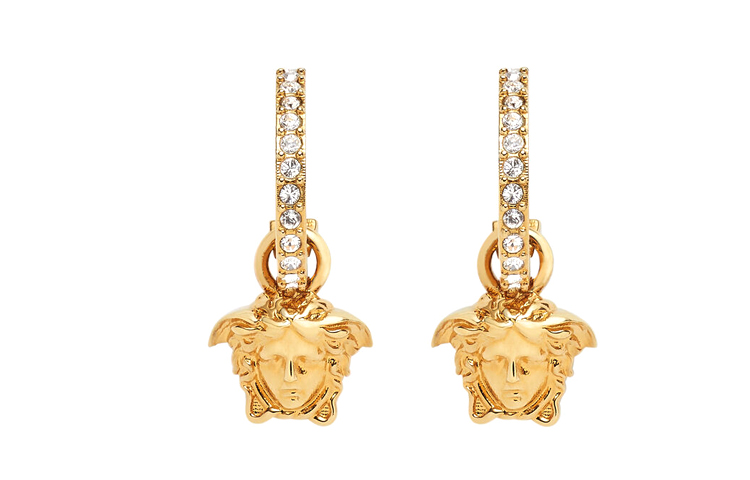 Серьги-кольца с подвеской Medusa VERSACE, золото
Серьги-кольца с подвеской Medusa VERSACE, золото
