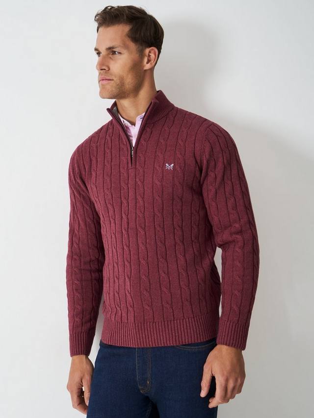 Oarsman свитер с полузастежкой на молнии Crew Clothing, Red Wine
Oarsman свитер с полузастежкой на молнии Crew Clothing, Red Wine