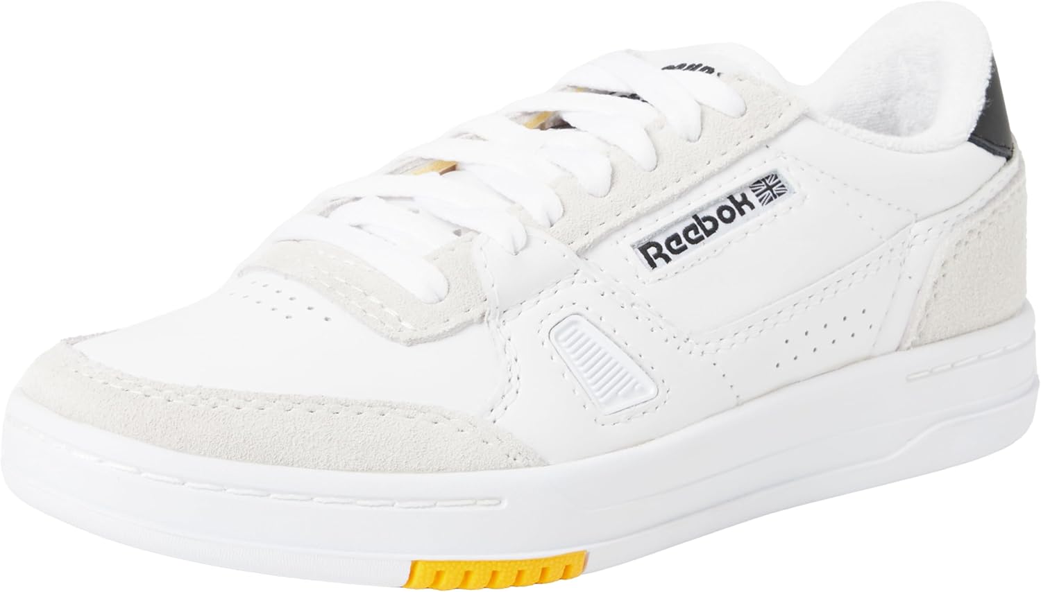 Кроссовки Reebok Unisex-Adult Lt Court, белый/черный/желтый
Кроссовки Reebok Unisex-Adult Lt Court, белый/черный/желтый