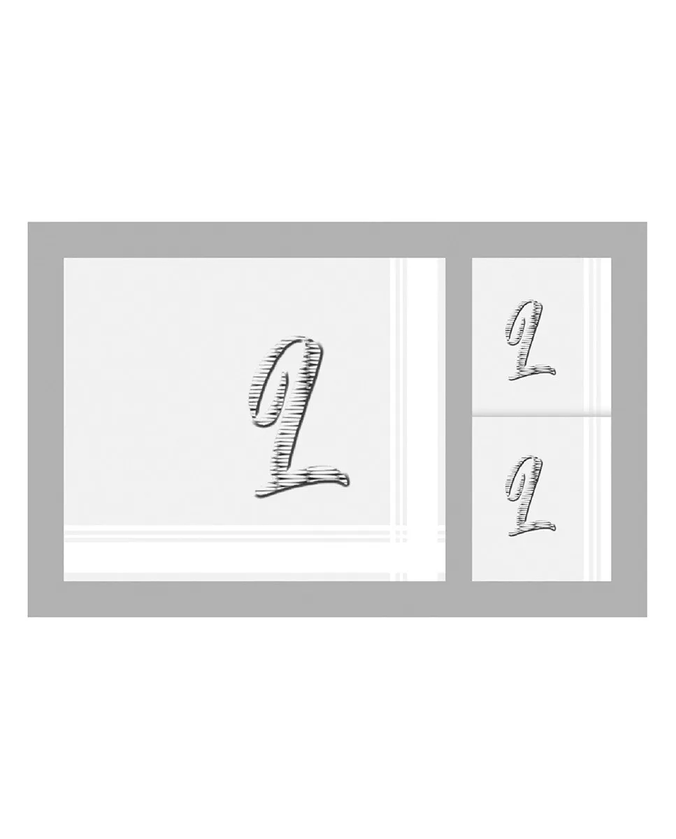 Футляр из 3-х мужских хлопковых носовых платков с инициалами Guasch, цвет L
Футляр из 3-х мужских хлопковых носовых платков с инициалами Guasch, цвет L