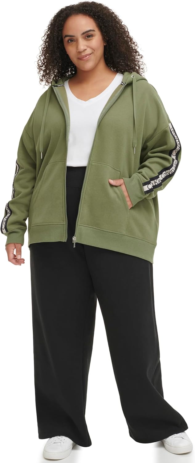 Женская худи оверсайз Calvin Klein на молнии, зеленый
Женская худи оверсайз Calvin Klein на молнии, зеленый