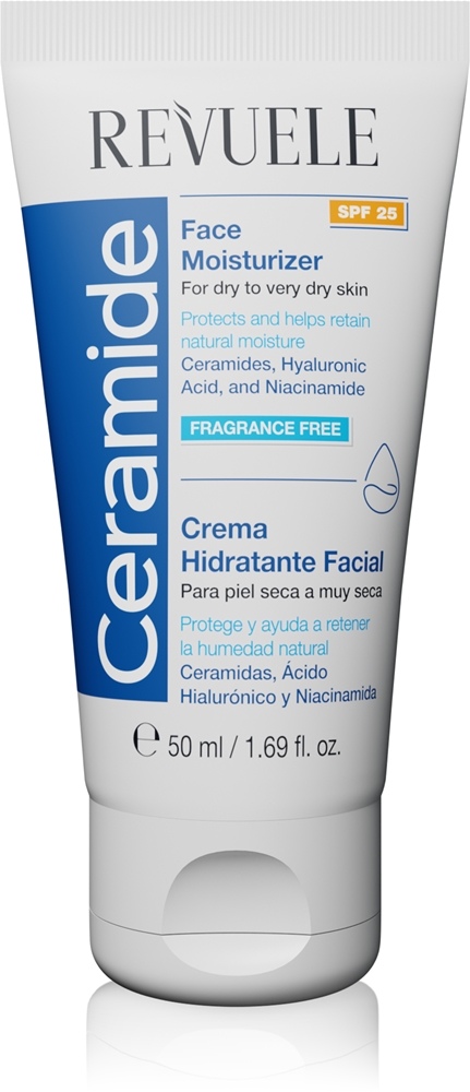 Увлажняющий крем для лица с керамидами SPF 25, ежедневный защитный крем для сухой и очень сухой кожи Revuele, spf 25 50 мл
Увлажняющий крем для лица с керамидами SPF 25, ежедневный защитный крем для сухой и очень сухой кожи Revuele, spf 25 50 мл
