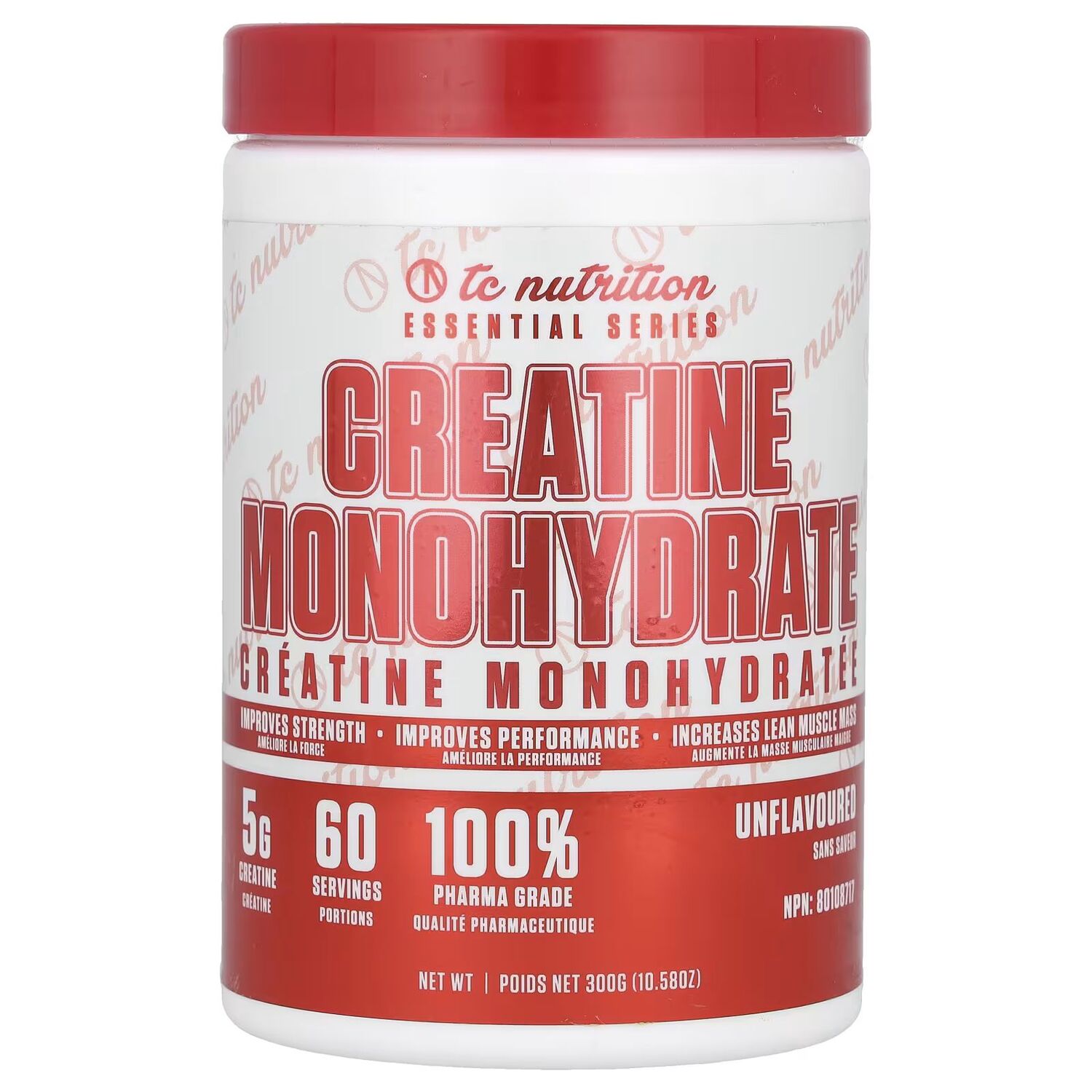 Essential Series, Моногидрат креатина, без вкуса, 10,58 унций (300 г) Tc Nutrition
Essential Series, Моногидрат креатина, без вкуса, 10,58 унций (300 г) Tc Nutrition
