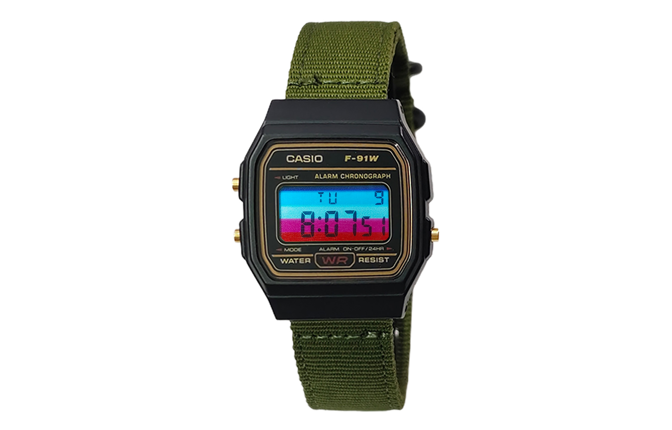 CASIO Мужские часы Retrofit Series с кварцевым механизмом и нейлоновым ремешком, черный циферблат
CASIO Мужские часы Retrofit Series с кварцевым механизмом и нейлоновым ремешком, черный циферблат