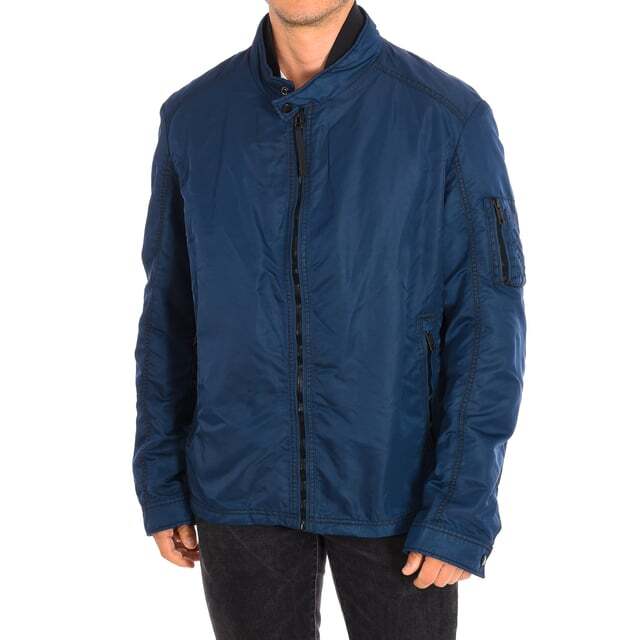 Повседневная куртка на внутренней подкладке и с высоким воротником 10001043 мужской Strellson, синий