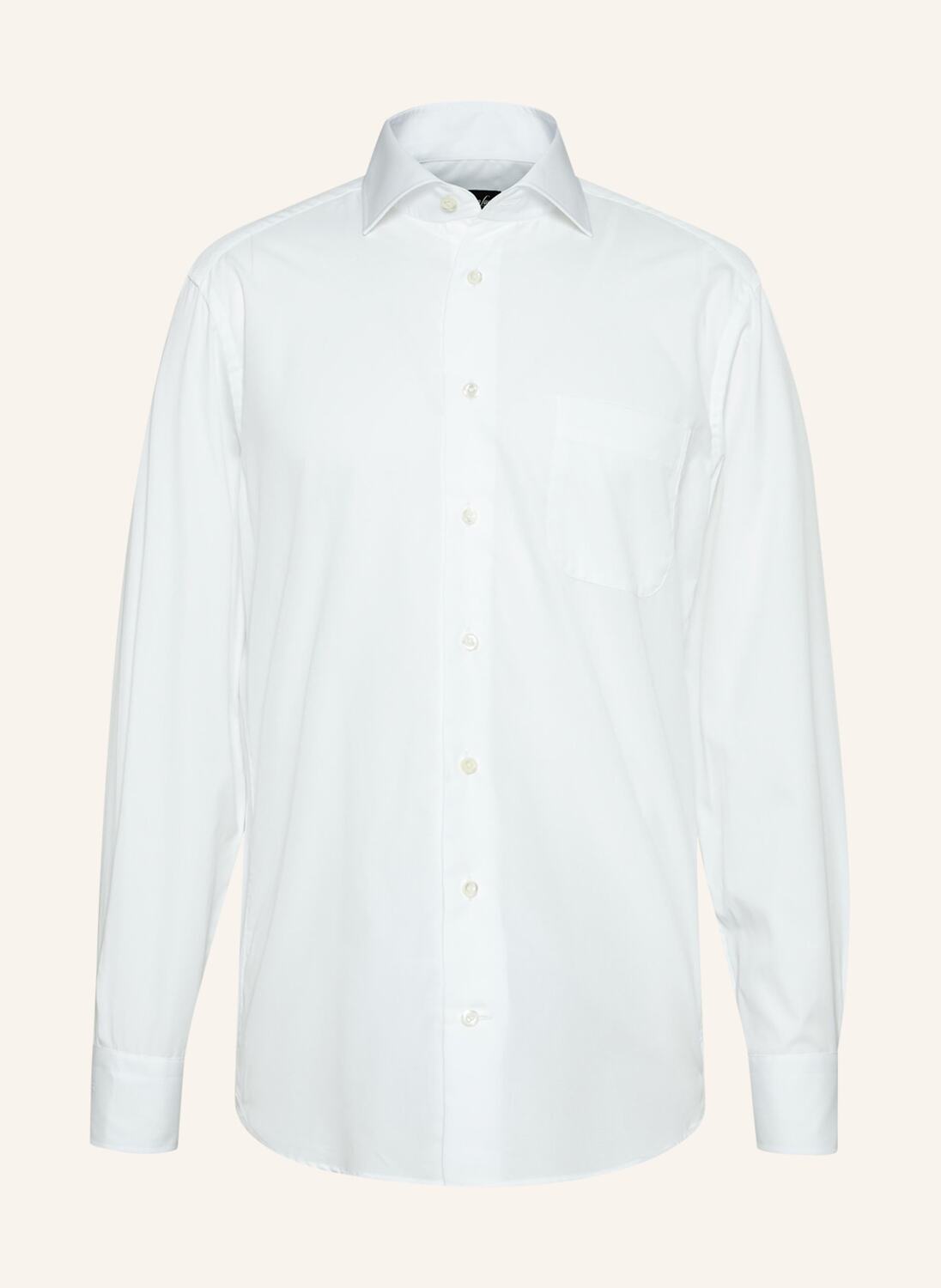 Комфортная рубашка с длинными рукавами и воротником-акулой van Laack, белый
Комфортная рубашка с длинными рукавами и воротником-акулой van Laack, белый