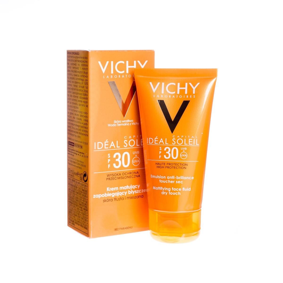 Vichy Idéal Soleil, матирующий крем для лица SPF 30, 50 мл
Vichy Idéal Soleil, матирующий крем для лица SPF 30, 50 мл