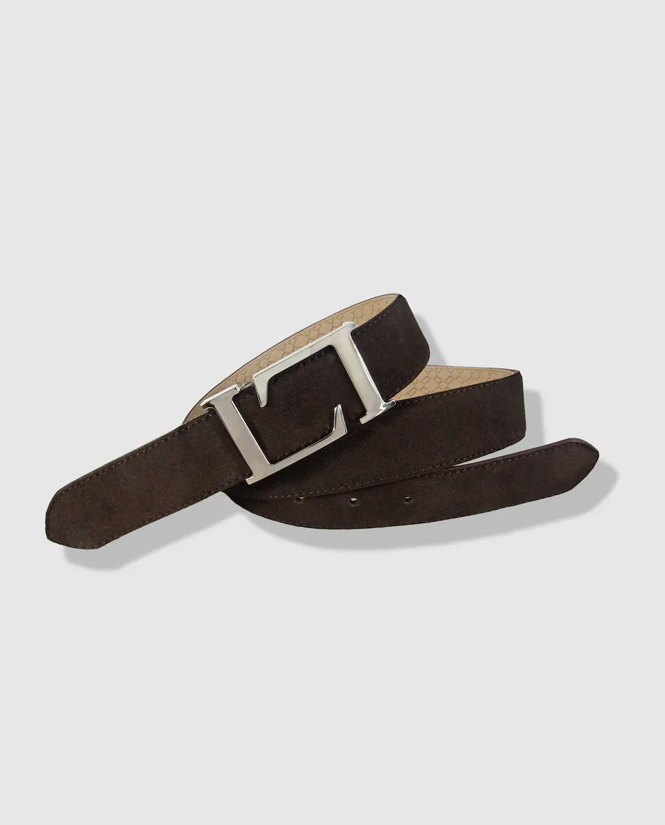 Мужской темно-коричневый кожаный ремень Leyva, темно-коричневый
Мужской темно-коричневый кожаный ремень Leyva, темно-коричневый