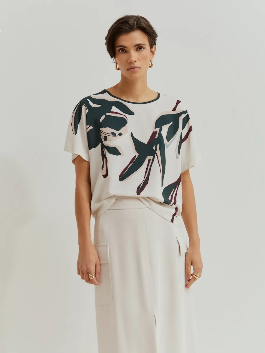 Женская блузка с батник рукавами Lion Of Porches, белый
Женская блузка с батник рукавами Lion Of Porches, белый