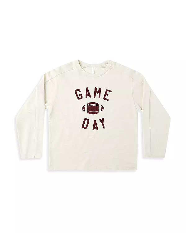 Детская футболка с длинными рукавами и вставками для игрового дня. Rylee + Cru, бежевый
Детская футболка с длинными рукавами и вставками для игрового дня. Rylee + Cru, бежевый