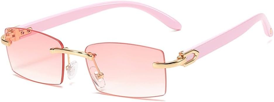 Солнцезащитные очки без оправы, прямоугольной формы, модные, популярные для женщин и мужчин, небольшие солнцезащитные очки для женщин и мужчин, для путешествий MTZJH, Pink
Солнцезащитные очки без оправы, прямоугольной формы, модные, популярные для женщин и мужчин, небольшие солнцезащитные очки для женщин и мужчин, для путешествий MTZJH, Pink