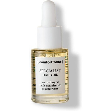 Питательное масло для рук Comfort Zone Specialist, флакон 15 мл — питательное, смягчающее для ногтей, кутикулы и кожи, быстро впитывается, с аппликатором-капелькой, подходит для веганов, натуральные ингредиенты.
Питательное масло для рук Comfort Zone Specialist, флакон 15 мл — питательное, смягчающее для ногтей, кутикулы и кожи, быстро впитывается, с аппликатором-капелькой, подходит для веганов, натуральные ингредиенты.